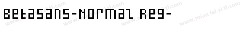 BetaSans-Normal Reg字体转换